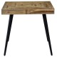 Table meal square 80 x 80 in teak and Metal Moody KosyForm