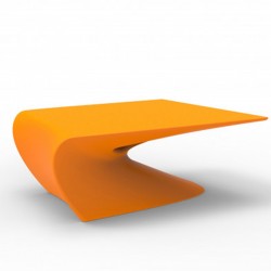 低桌设计翼冯多姆橙色垫
