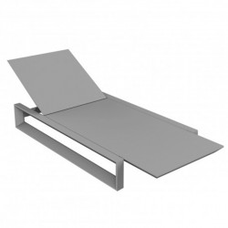 躺椅长框架冯多姆灰色钢垫
