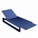 躺椅长框架冯多姆蓝色垫子