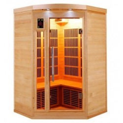 Sauna infrarroja Apollon Quartz 2 a 3 lugares France Sauna
