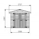 Garden Shed Wood Thermo Habrita 7,81 m2 with Steel Roof