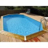 Pool Hout Ubbink Océa 470X860 H130cm Grijs Liner