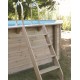 Pool Wood Ubbink Azura 430x300 H126cm Beige Liner
