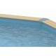 Zwembad Hout Ubbink Azura 490x355 H130cm Blauwe Liner
