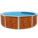 Above ground pool TOI Etnica round 460xH120 with complete kit