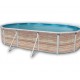Above ground pool TOI Pinus oval 640x366xH120 with complete kit