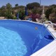 Above ground pool TOI Mallorca oval 730x366xH120 with complete kit White
