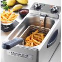 Kitchen Chef Professional 4L semiprofessionelle Edelstahlfritteuse
