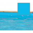 Blauwe zwembadfolie 430 H120cm Ubbink Océa
